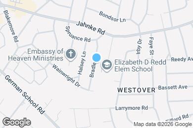 Map image of the property - 955 Bradley Ln