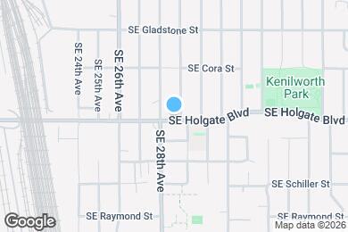 Map image of the property - 2829 SE Holgate Blvd