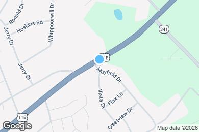 Map image of the property - 2610 Mayfield Dr