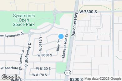 Map image of the property - 7963 S Bury Rd