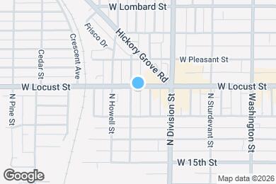 Map image of the property - 1745 W Locust St