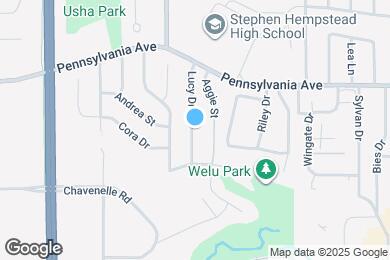 Map image of the property - 1542 Lucy Dr