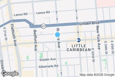 Map image of the property - HUGE Room, 3 blocks to Prospect Park, HDTV #471