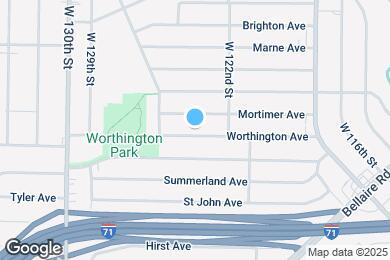 Map image of the property - 12312 Worthington Ave