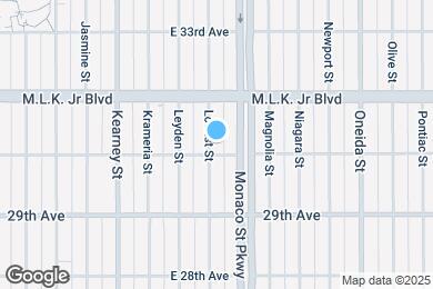 Map image of the property - Move-in-ready Park Hill home with oversize...