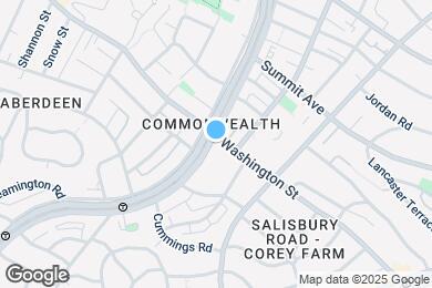 Map image of the property - 1612 Commonwealth Ave