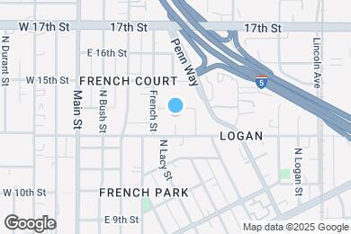 Map image of the property - 511 E Washington Ave