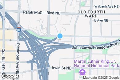 Map image of the property - 375 Highland Ave NE