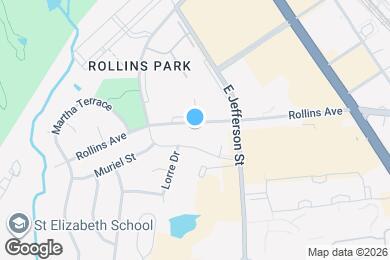 Map image of the property - 212 Rollins Ave