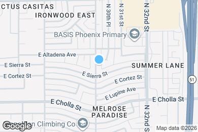 Map image of the property - 11621 N 30th St