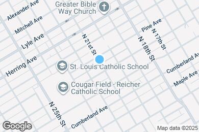 Map image of the property - 2108 N 21st St