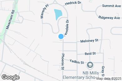 Map image of the property - 703 Phoenix St