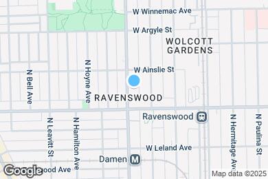 Map image of the property - 4827 N Damen Ave