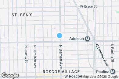 Map image of the property - 2000 W Addison St