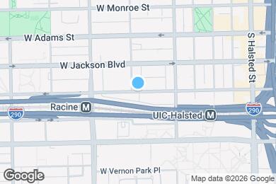 Map image of the property - 1063 W Van Buren St