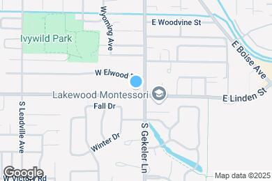 Map image of the property - 206 W Linden St