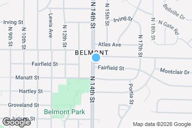 Map image of the property - 1400 Fairfield St