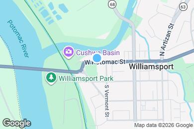 Map image of the property - 118 W Potomac St