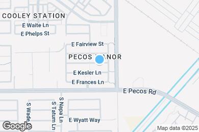 Map image of the property - 3929 E Geronimo St