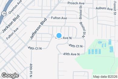 Map image of the property - 4213 50th Ave N