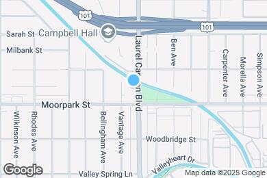 Map image of the property - 4421 Laurel Canyon Blvd