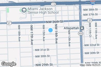 Map image of the property - 1447 NW 34th St