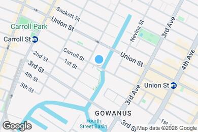 Map image of the property - 395 Carroll St