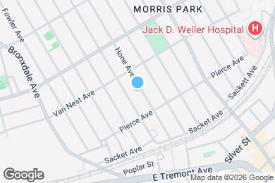 Map image of the property - 1639 Hone Ave