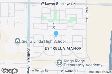 Map image of the property - 6513 W Miami St