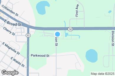 Map image of the property - 803 E Hart St