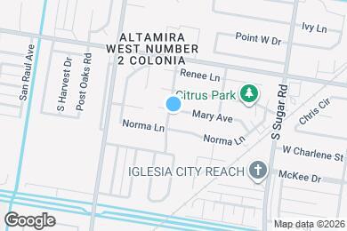 Map image of the property - 2020 Mary Ave