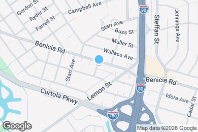 Map image of the property - 501 Benicia Rd