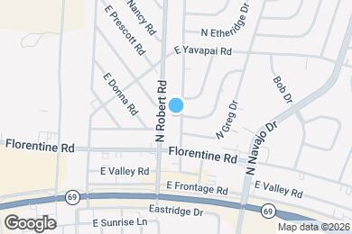 Map image of the property - Charming 2-bedroom 1-bathroom Appartment in Prescott Valley!