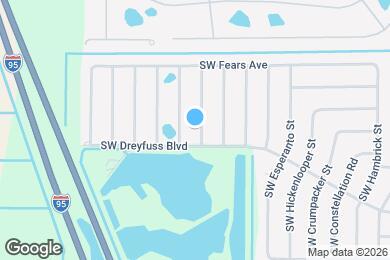 Map image of the property - 3182 SW Dimattia St
