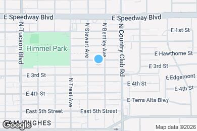 Map image of the property - 2940 E Hawthorne St
