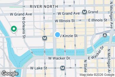 Map image of the property - 345 N La Salle Dr