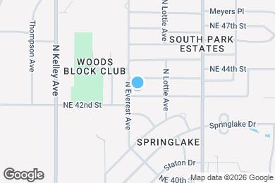 Map image of the property - 1209 NE 42nd St