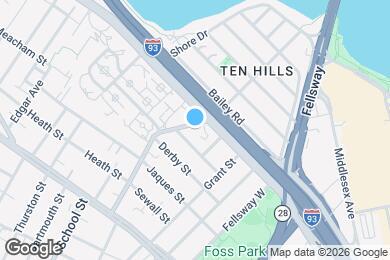 Map image of the property - 119 Temple St