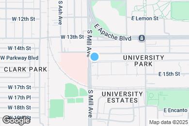 Map image of the property - 1415 S Mill Ave