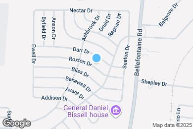 Map image of the property - 1123 Roxton Dr