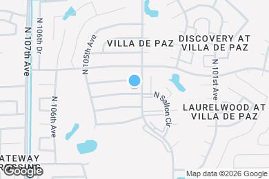 Map image of the property - 10308 W Calle Del Oro