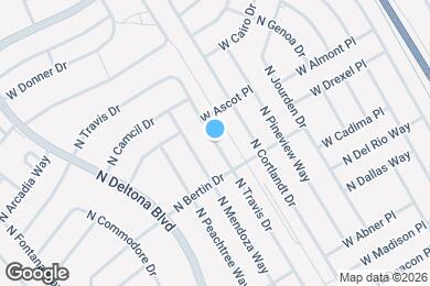 Map image of the property - 9428 N Travis Dr