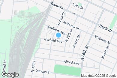Map image of the property - 2823 Garfield Ave