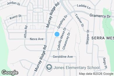 Map image of the property - 3053 Greyling Dr