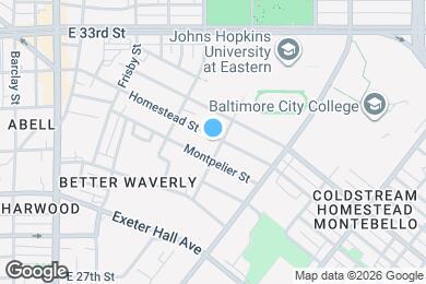 Map image of the property - 945 Homestead St