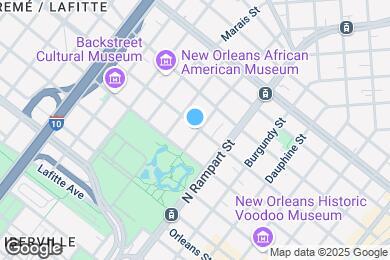 Map image of the property - 1039 Henriette Delille St