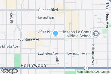 Map image of the property - 6139 Fountain Ave