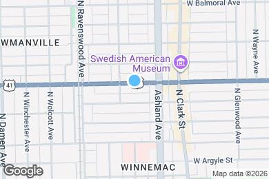 Map image of the property - 1639 W Foster Ave