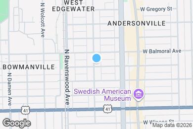 Map image of the property - 1656 W Summerdale Ave