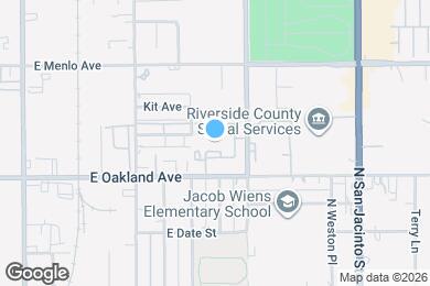Map image of the property - 551 N Santa Fe St
